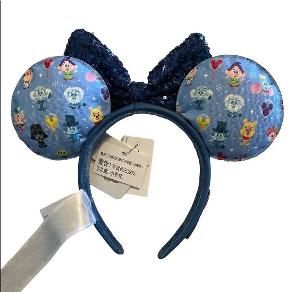Disney Christmas 2025 Lil Rin Rin Plush Badge Red New